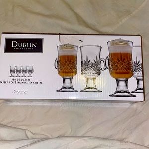 4 pcs Irish coffee glasses by Shannon godinger